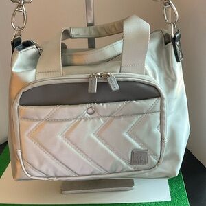 Stylish Silver Crossbody Bag
